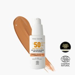 Protector Solar Facial SPF 50 con color (GOLDEN)