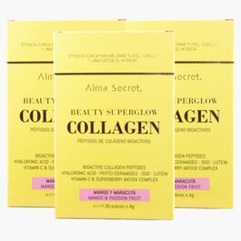 Pack 3 Meses Colágeno Sabor Mango y Maracuyá – Beauty Superglow Collagen